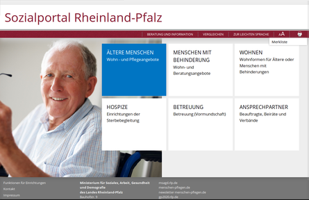 Screenshot-Startseite-Sozialportal-Individualentwicklung Screenshot-Startseite-Sozialportal-Individualentwicklung